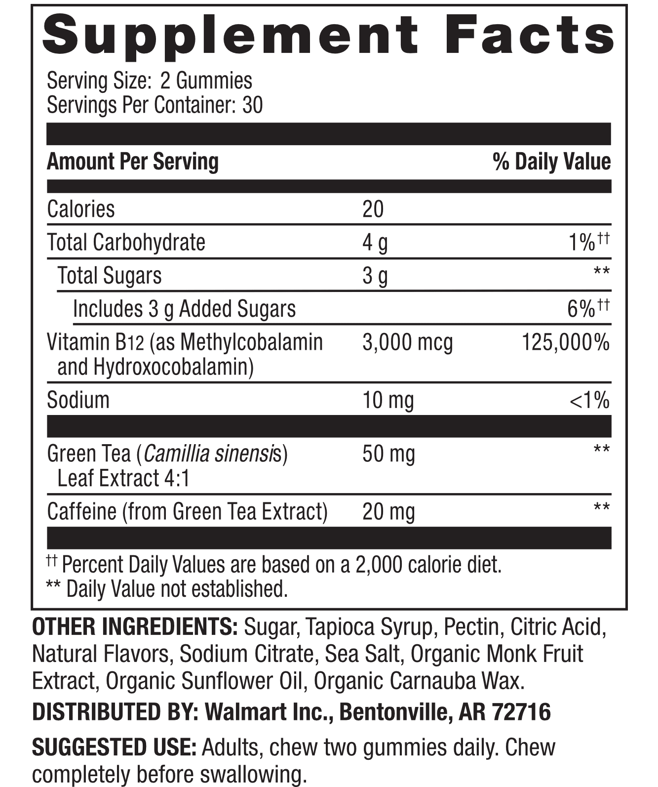 Li-Gummies tsa Caffeine