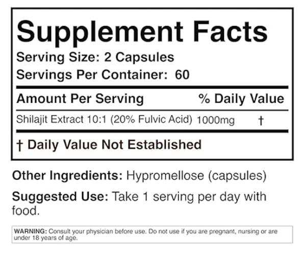 capsules na shilajit