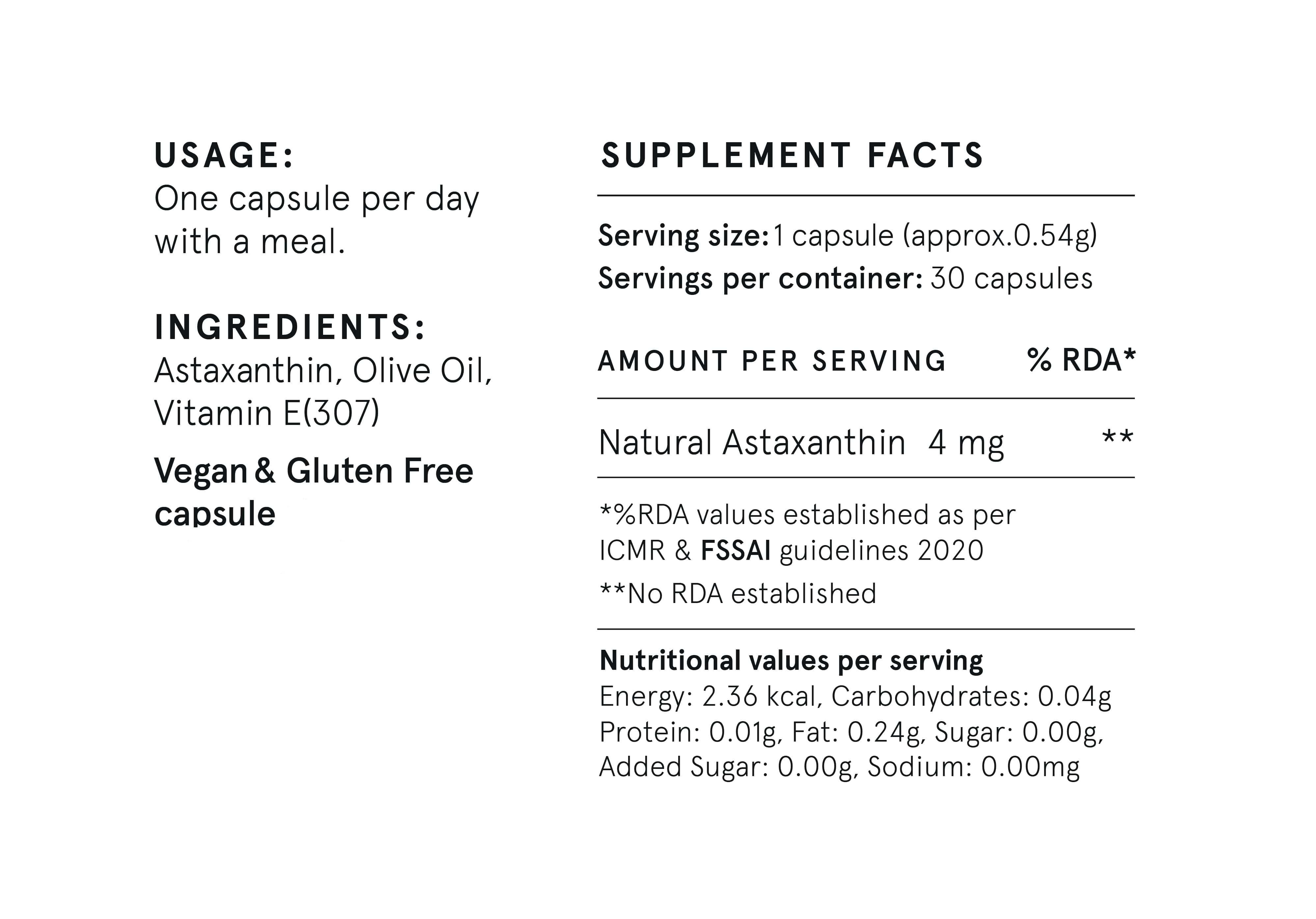 Astaxanthin Capsules