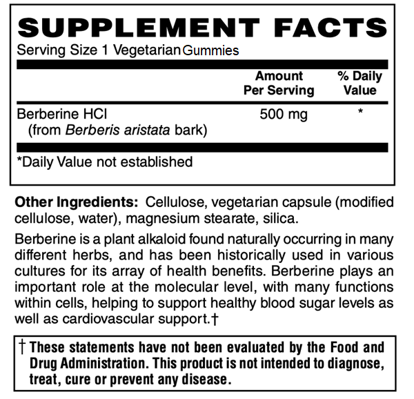 BerberineHCL gummies