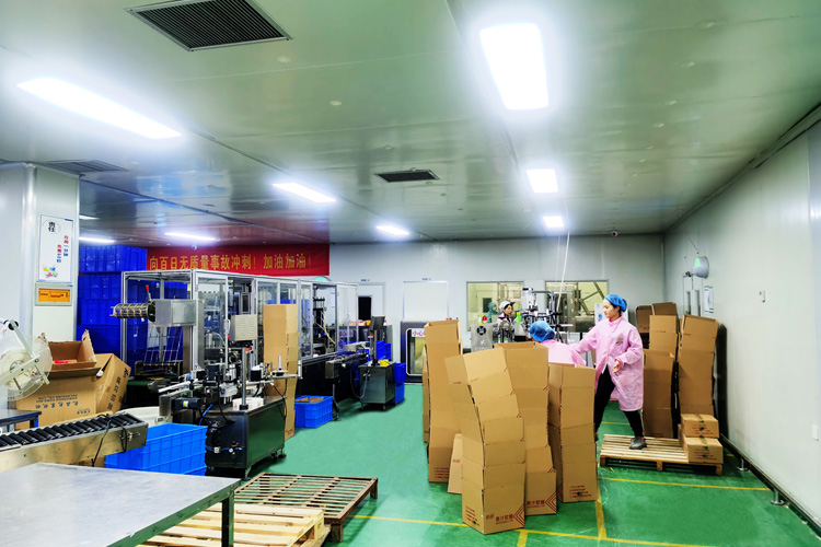 Dietary supplement packing room