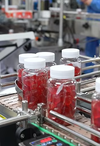 Gummy candy bottling production line5