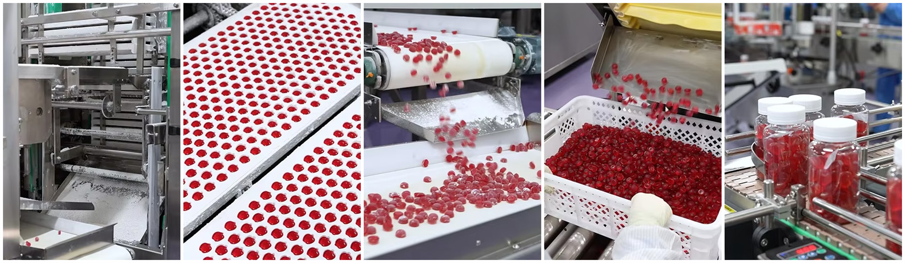 Gummy candy production line