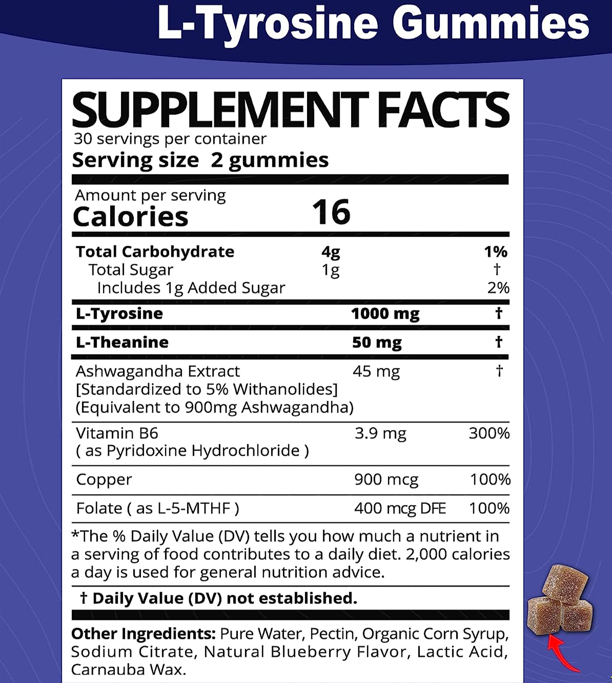 L-Tyrosine Gummies fact