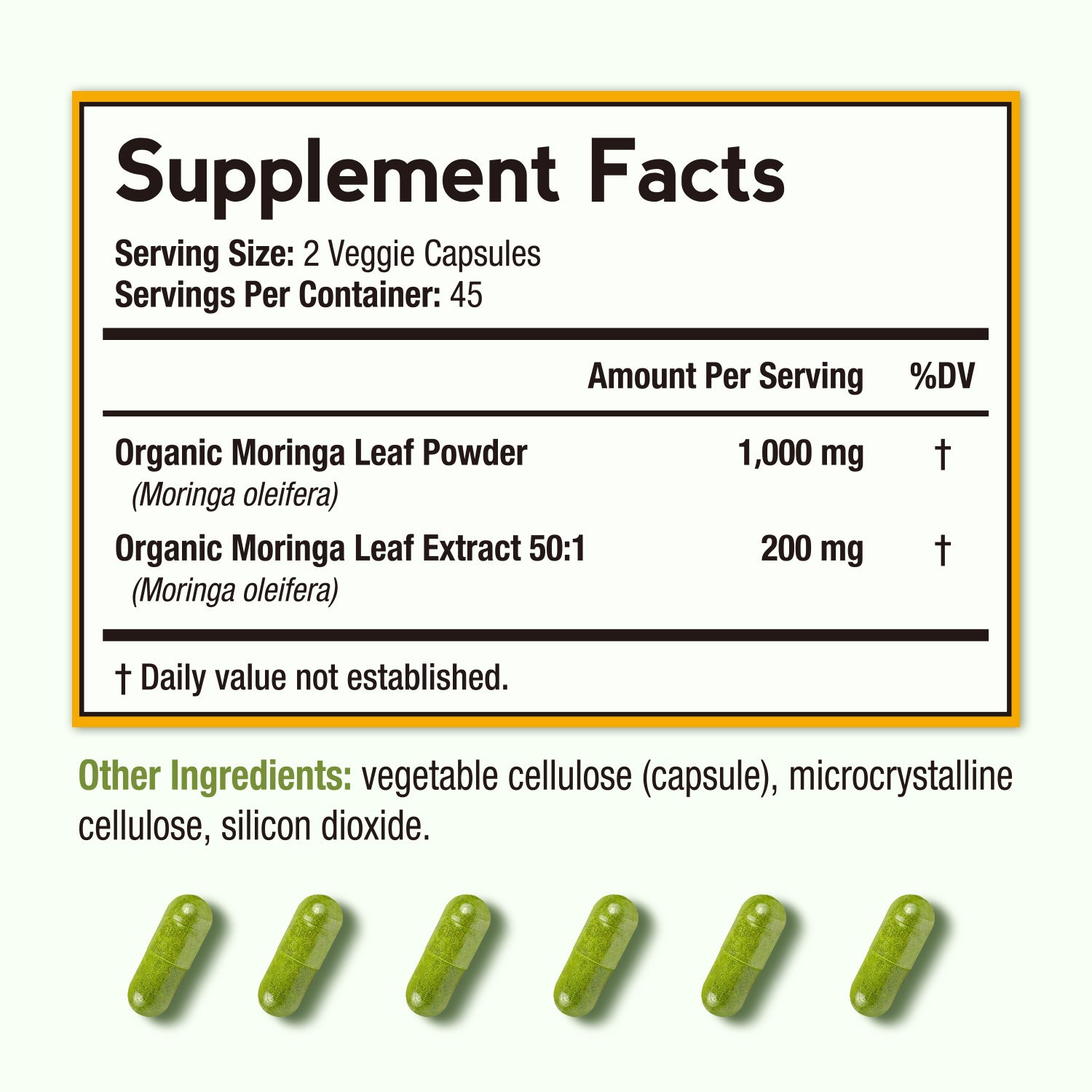 Moringa Capsules fact