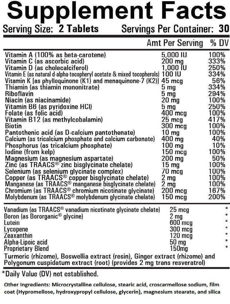 Multivitamin Tablets