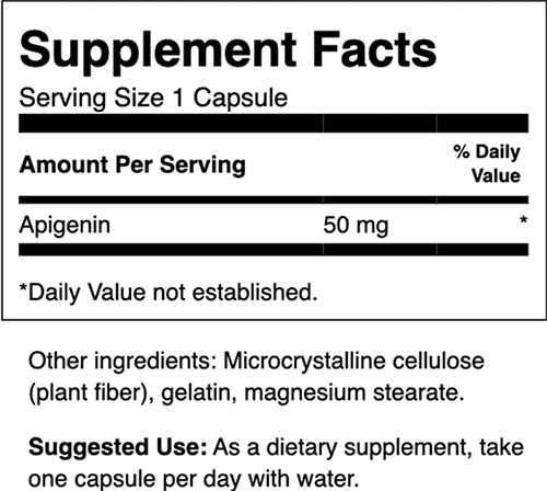 APIGENIN-SUPPLEMENT-FACTS-capsule