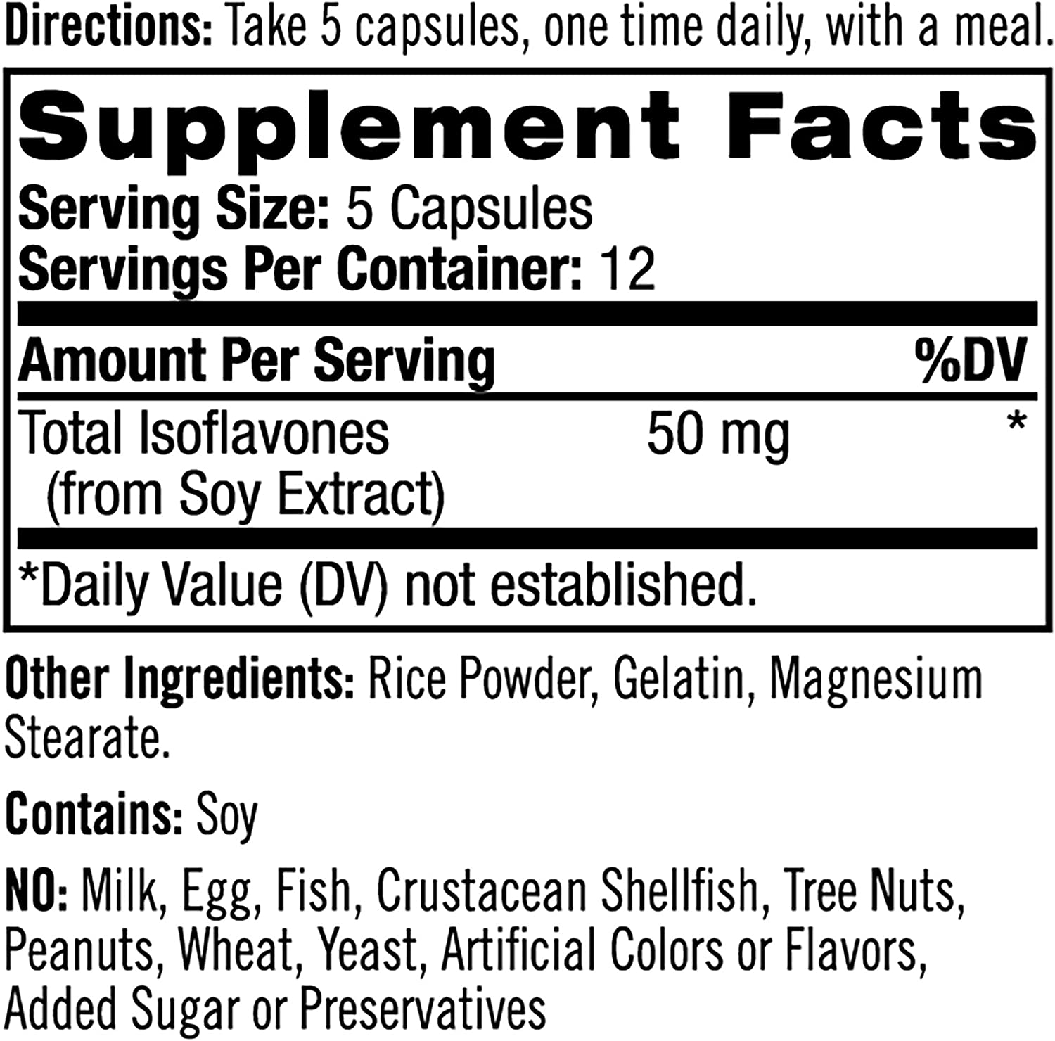 Soy Extract Capsules