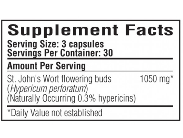 St John's Wort Capsulessuppfacts_副本_副本