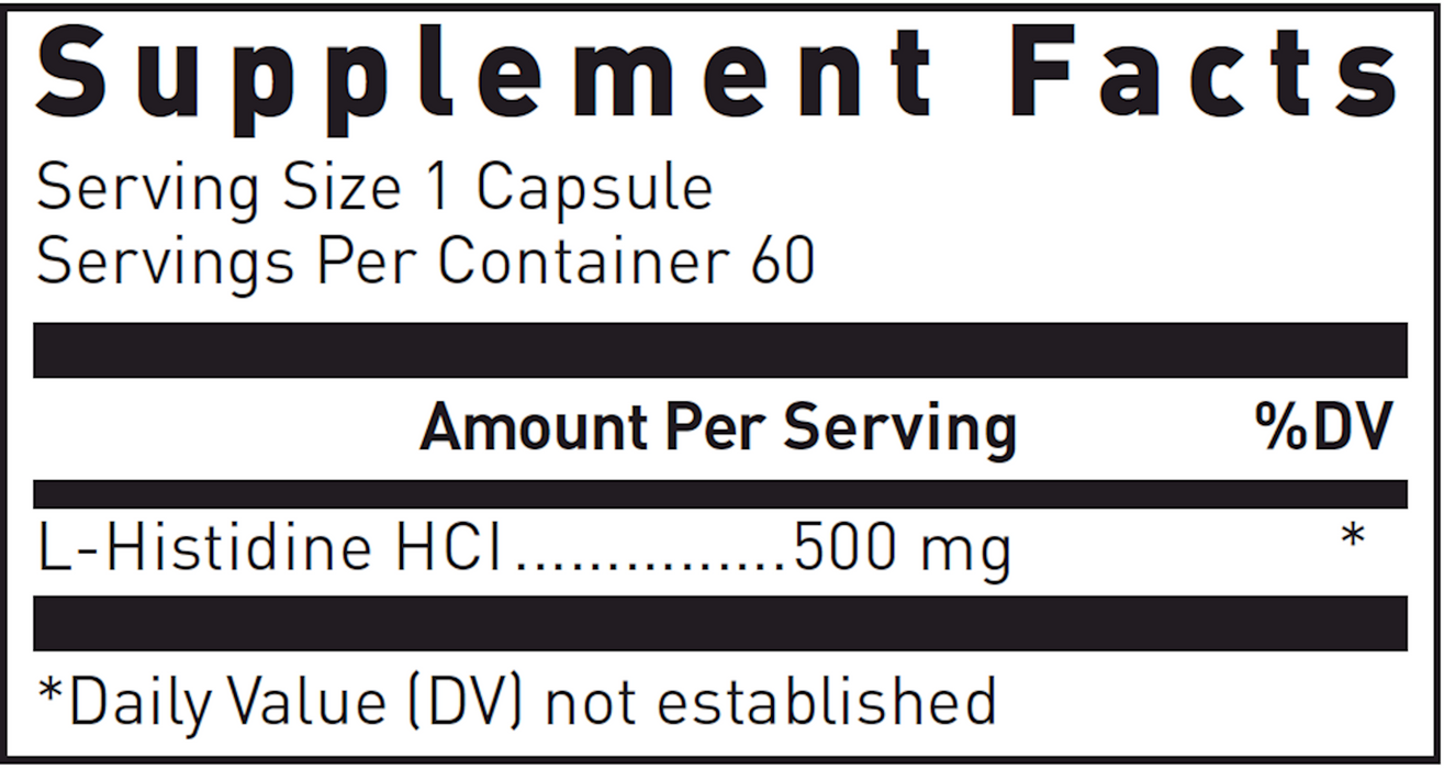 Histidine capsules