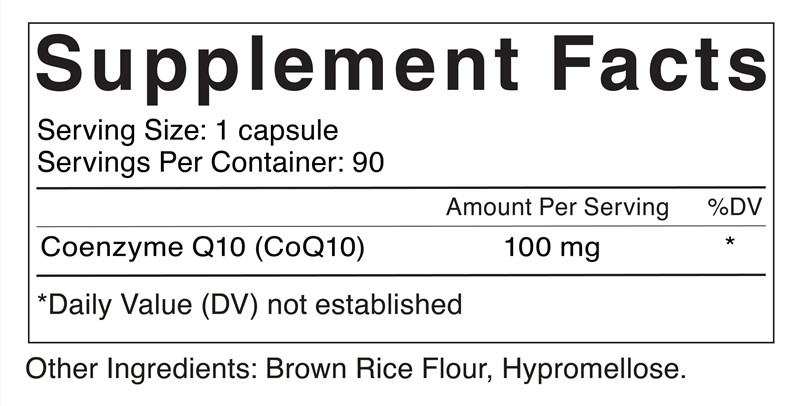 vitamins-CoQ10-capsules-supplement-facts