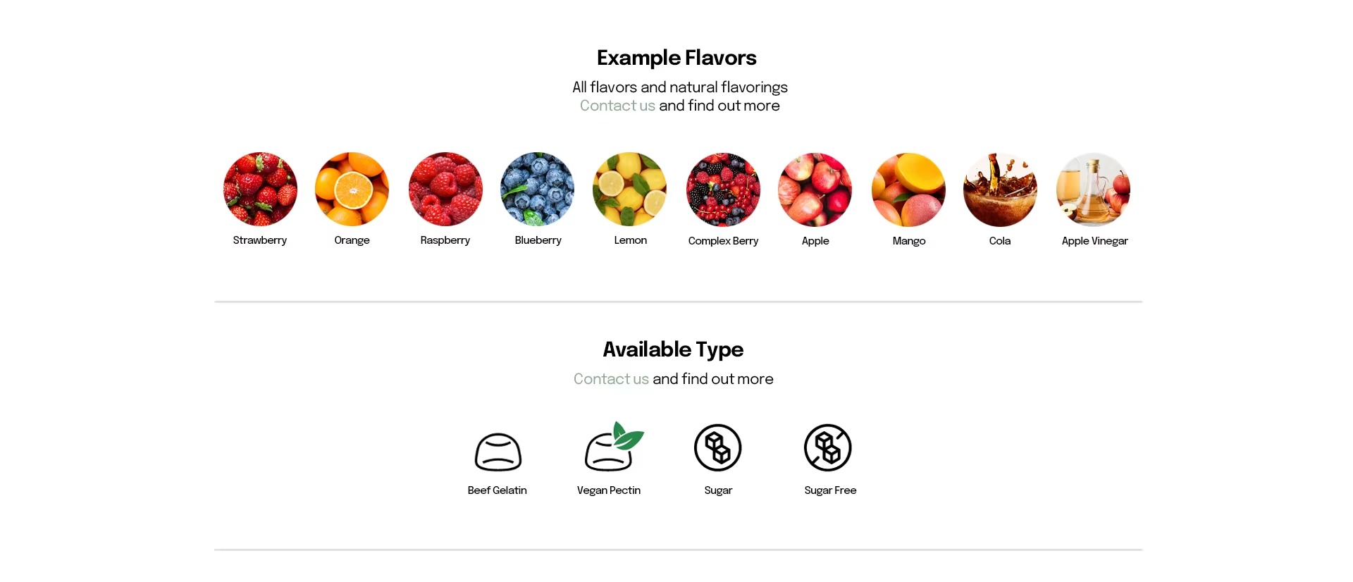 example flavors