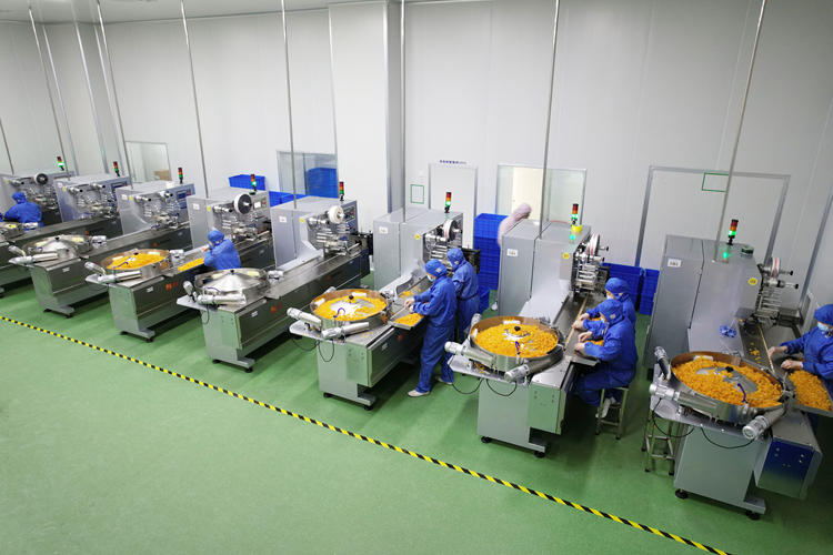 stanza di imballaggio interna